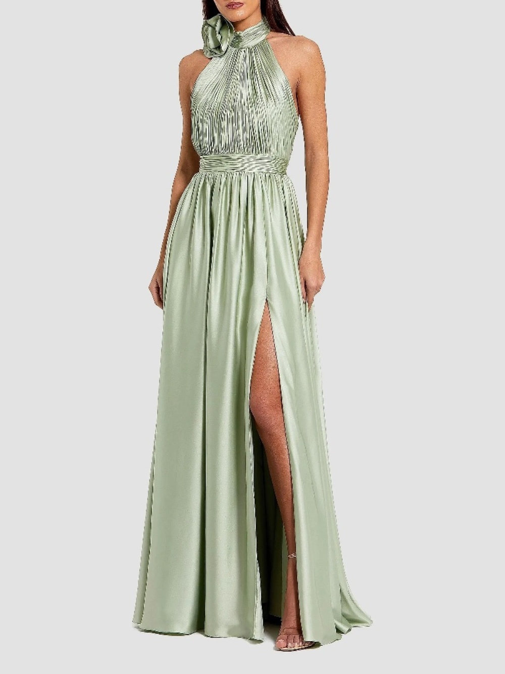 Mac Duggal Chiffon Halter Gown